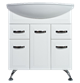 RUSH Тумба напольная 75 Белый глянец (д/раковины Style 75) (FIS18175W) FIS18175W