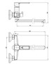 RUSH Смеситель для ванны с длинным поворотным изливом Маврикий (Mauritius) хром (MV2057-51) MV2057-51