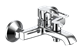 RUSH Смеситель для ванны с коротким изливом Маврикий (Mauritius) хром (MV2057-44) MV2057-44