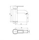 RUSH Смеситель для умывальника Маврикий (Mauritius) хром (MV2057-11) MV2057-11