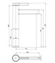 RUSH Смеситель для умывальника высокий Мальорка (Mallorca) хром (ML3902-12) ML3902-12