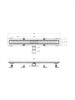 BELBAGNO Душевой лоток UNO 70 см, BB-LD-UNO-70-GM BB-LD-UNO-70-GM