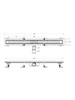 BELBAGNO Душевой лоток UNO 80 см, BB-LD-UNO-80-CR BB-LD-UNO-80-CR