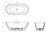 BELBAGNO Акриловая ванна UNO BB701-1650-750-K BB701-1650-750-K