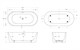 BELBAGNO Акриловая ванна BB416-2000-850 BB416-2000-850