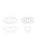 BELBAGNO Акриловая ванна BB717-1700-800 BB717-1700-800