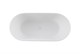 BELBAGNO Ванна из искусственного камня Solid Surface 1700x800x575, BB-ETNA-170-80-58-SSB BB-ETNA-170-80-58-SSB