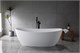 BELBAGNO Ванна из искусственного камня Solid Surface 1800x850x635, BB-UNIQUE-180-85-64-SSB BB-UNIQUE-180-85-64-SSB
