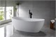 BELBAGNO Ванна из искусственного камня Solid Surface 1800x850x635, BB-UNIQUE-180-85-64-SSB BB-UNIQUE-180-85-64-SSB