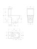 BELBAGNO Унитаз-компакт с сиденьем и смывом TORNADO LOUNGE-TOR-2 BB2802CP/T-TOR/SC BB2802CP/T-TOR/SC