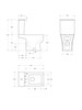 BELBAGNO Унитаз-компакт с сиденьем и смывом TORNADO ROMANO -TOR BB2803CP/T-TOR/SC BB2803CP/T-TOR/SC