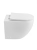 BELBAGNO Унитаз приставной безободковый с сиденьем и смывом TORNADO SFERA-TOR BB2141CB-TOR/SC BB2141CB-TOR/SC