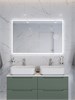 BELBAGNO Зеркало с встроенным светильником, сенсорным выключателем и линзой SPC-MAR-1200-800-LED-TCH-LNZ, 12V, 220-240V, 1200x30x800 SPC-MAR-1200-800-LED-TCH-LNZ
