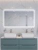 BELBAGNO Зеркало с встроенным светильником, сенсорным выключателем и линзой SPC-MAR-1400-800-LED-TCH-LNZ, 12V, 220-240V, 1400x30x800 SPC-MAR-1400-800-LED-TCH-LNZ