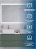 BELBAGNO Зеркало с встроенным светильником, сенсорным выключателем и линзой SPC-MAR-1400-800-LED-TCH-LNZ, 12V, 220-240V, 1400x30x800 SPC-MAR-1400-800-LED-TCH-LNZ