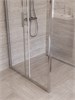 BELBAGNO Uno-195 Душевой уголок квадратный размер 100x100 см, двери раздвижные, профиль - хром / стекло - прозрачное UNO-195-A-1-100-C-Cr