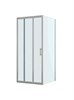BELBAGNO Uno-195 Душевой уголок квадратный размер 90x90 см, двери раздвижные, профиль - хром / стекло - прозрачное UNO-195-AF-31-90-C-Cr