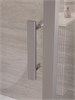 BELBAGNO Uno-195 Душевой уголок квадратный размер 90x90 см, двери раздвижные, профиль - сатин / стекло - прозрачное UNO-195-AF-31-90-C-IN