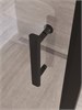 BELBAGNO Uno-195 Душевой уголок квадратный размер 90x90 см, двери раздвижные, профиль - черный матовый / стекло - прозрачное UNO-195-AF-31-90-C-NERO