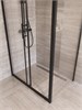 BELBAGNO Uno-195 Душевой уголок квадратный размер 90x90 см, двери раздвижные, профиль - черный матовый / стекло - прозрачное UNO-195-AF-31-90-C-NERO