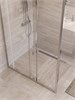 BELBAGNO Uno-195 Душевой уголок прямоугольный размер 110x100 см, двери раздвижные, профиль - хром / стекло - прозрачное UNO-195-AH-1-110/100-C-Cr