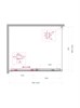 BELBAGNO Uno-195 Душевой уголок прямоугольный размер 120x100 см, двери раздвижные, профиль - черный матовый / стекло - прозрачное UNO-195-AH-1-120/100-C-NERO