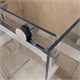 BELBAGNO Soft Close-2 Душевой уголок квадратный размер 100x100 см профиль - хром / стекло - прозрачное, двери раздвижные SOFT_CLOSE-2-A-1-100-C-Cr