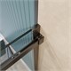 BELBAGNO Soft Close-2 Душевой уголок квадратный размер 100x100 см профиль - оружейная сталь / стекло - прозрачное, двери раздвижные SOFT_CLOSE-2-A-1-100-C-GM