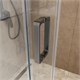 BELBAGNO Soft Close-2 Душевой уголок квадратный размер 100x100 см профиль - оружейная сталь / стекло - прозрачное, двери раздвижные SOFT_CLOSE-2-A-1-100-C-GM