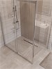 BELBAGNO Uno-195 Душевой уголок прямоугольный размер 140x90 см, двери раздвижные, профиль - хром / стекло - прозрачное UNO-195-AH-1-140/90-C-Cr