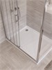 BELBAGNO Uno-195 Душевой уголок прямоугольный размер 110x90 см, двери раздвижные, профиль - хром / стекло - прозрачное UNO-195-AHF-31-110/90-C-Cr