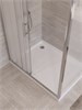 BELBAGNO Uno-195 Душевой уголок прямоугольный размер 120x90 см, двери раздвижные, профиль - хром / стекло - матовое UNO-195-AHF-31-120/90-P-Cr