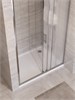 BELBAGNO Uno-195 Душевая дверь в нишу ширина 120 см, двери раздвижные, профиль - хром / стекло - матовое UNO-195-BF-3-120-P-Cr