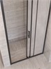 BELBAGNO Uno-195 Душевая дверь в нишу ширина 90 см, двери раздвижные, профиль - черный матовый / стекло - матовое UNO-195-BF-3-90-P-NERO