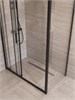 BELBAGNO Uno-195 Душевой уголок прямоугольный размер 120x70 см, двери раздвижные, профиль - черный матовый / стекло - прозрачное UNO-195-AHF-31-120/70-C-NERO