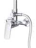 BELBAGNO DUE Комплект для ванной - душевая стойка и смеситель для раковины DUE-DOCM/LVM-CRM