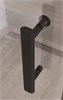 BELBAGNO Uno-195 Душевой уголок прямоугольный размер 90x70 см, двери раздвижные, профиль - черный матовый / стекло - прозрачное UNO-195-AHF-31-90/70-C-NERO