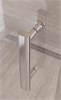 BELBAGNO Uno-195 Душевой уголок прямоугольный размер 120x70 см, двери раздвижные, профиль - хром / стекло - прозрачное UNO-195-AHF-31-120/70-C-Cr