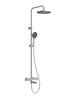 BELBAGNO DELTA2.0 Душевая стойка со смесителем и изливом, сатин DEL2.0-VSCM-IN DEL2.0-VSCM-IN