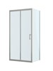 BELBAGNO Uno-195 Душевой уголок прямоугольный размер 100x70 см, двери раздвижные, профиль - хром / стекло - прозрачное UNO-195-AH-1-100/70-C-Cr