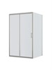 BELBAGNO Uno-195 Душевой уголок прямоугольный размер 110x80 см, двери раздвижные, профиль - хром / стекло - прозрачное UNO-195-AH-1-110/80-C-Cr