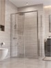 BELBAGNO Uno-195 Душевой уголок прямоугольный размер 130x70 см, двери раздвижные, профиль - хром / стекло - прозрачное UNO-195-AH-1-130/70-C-Cr