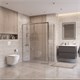 BELBAGNO Uno-195 Душевой уголок прямоугольный размер 160x80 см, двери раздвижные, профиль - хром / стекло - прозрачное UNO-195-AH-1-160/80-C-Cr