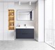 BELBAGNO Зеркало в алюминиевой раме со встроенным светильником, сенсорным выключателем и подогревом, SPC-KRAFT-1085-685-TCH-WARM-NERO, 1085x32x685 мм SPC-KRAFT-1085-685-TCH-WARM-NERO