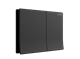 ESBANO Клавиша слива черный матовый ESINBKL40MB