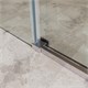 BELBAGNO Soft Close-1 Душевой уголок квадратный размер 100x100 см профиль - хром / стекло - прозрачное, двери раздвижные SOFT_CLOSE-1-A-1-100-C-Cr