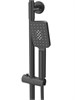 CEZARES SLIDER-CVD-NOP Душевая стойка со смесителем и изливом, черный матовый SLIDER-CVD-NOP