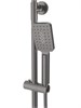 CEZARES SLIDER-CVD-GM Душевая стойка со смесителем и изливом, оружейная сталь SLIDER-CVD-GM