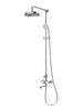 CEZARES LIBERTY-F-CVD-01 Душевая стойка со смесителем и изливом, хром LIBERTY-F-CVD-01