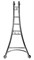 Модель EIFFEL Tower DVEEN (ДВИН) Полотенцесушитель дизайн EIFFEL Tower, труба из нержавеющей стали, водяной - фото 4724